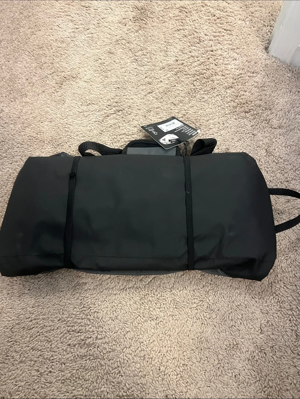 adidas defender 5 small duffel dark grey - SBC logo
